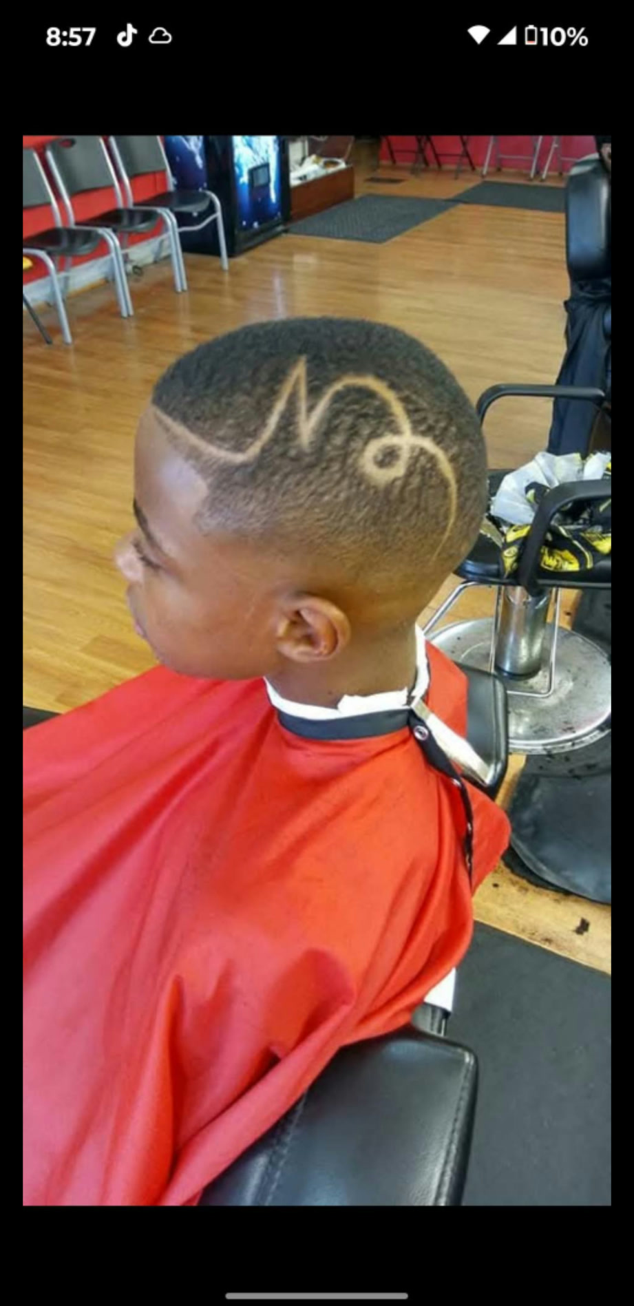 Chad — kid's buzz with razor design